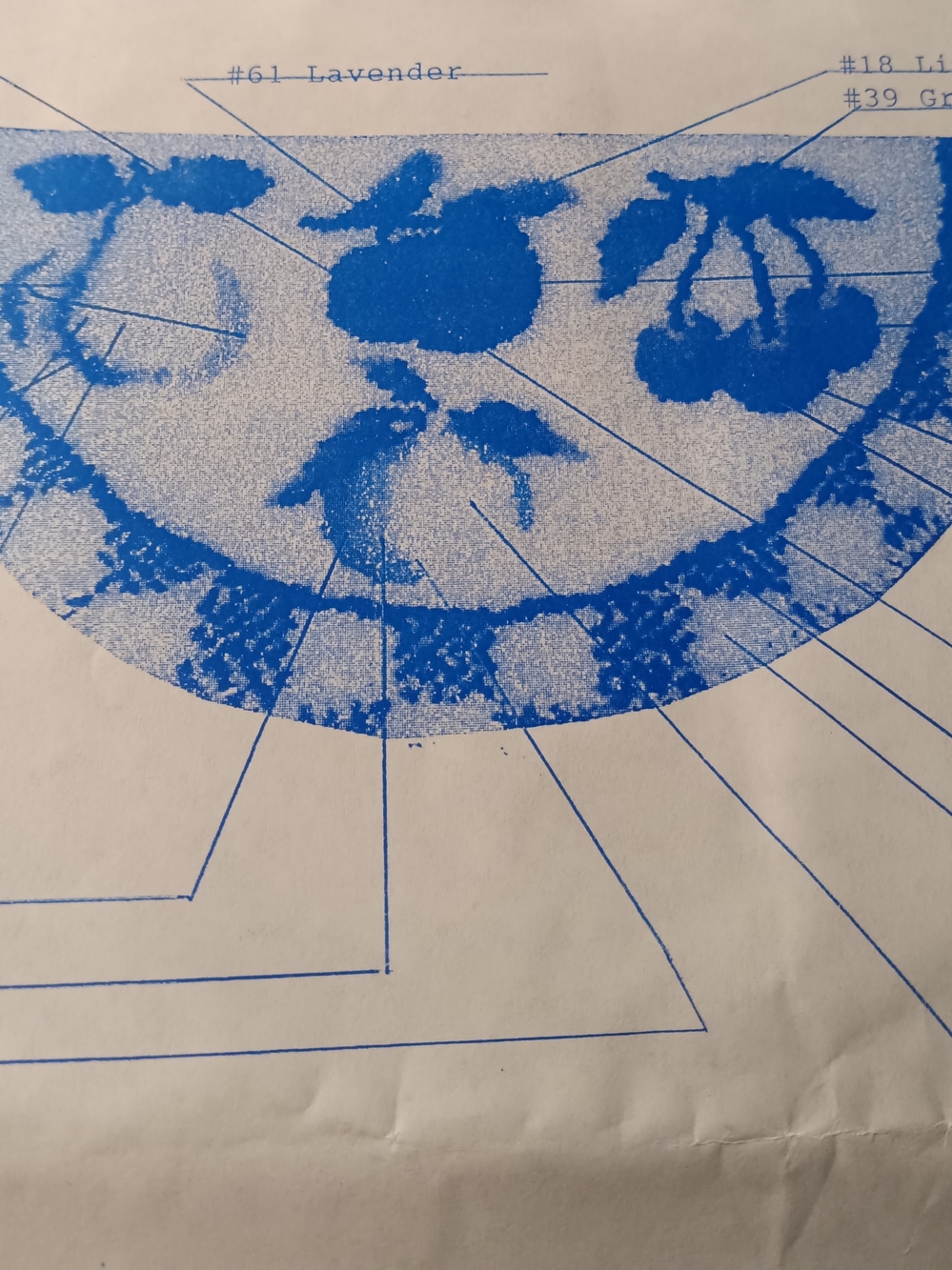 Vtg Shillcraft Latchhook Rug Kit Fruits Semi Circle